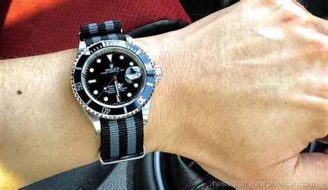 rolex submariner singer corporation|Rolex Submariner with NATO strap.